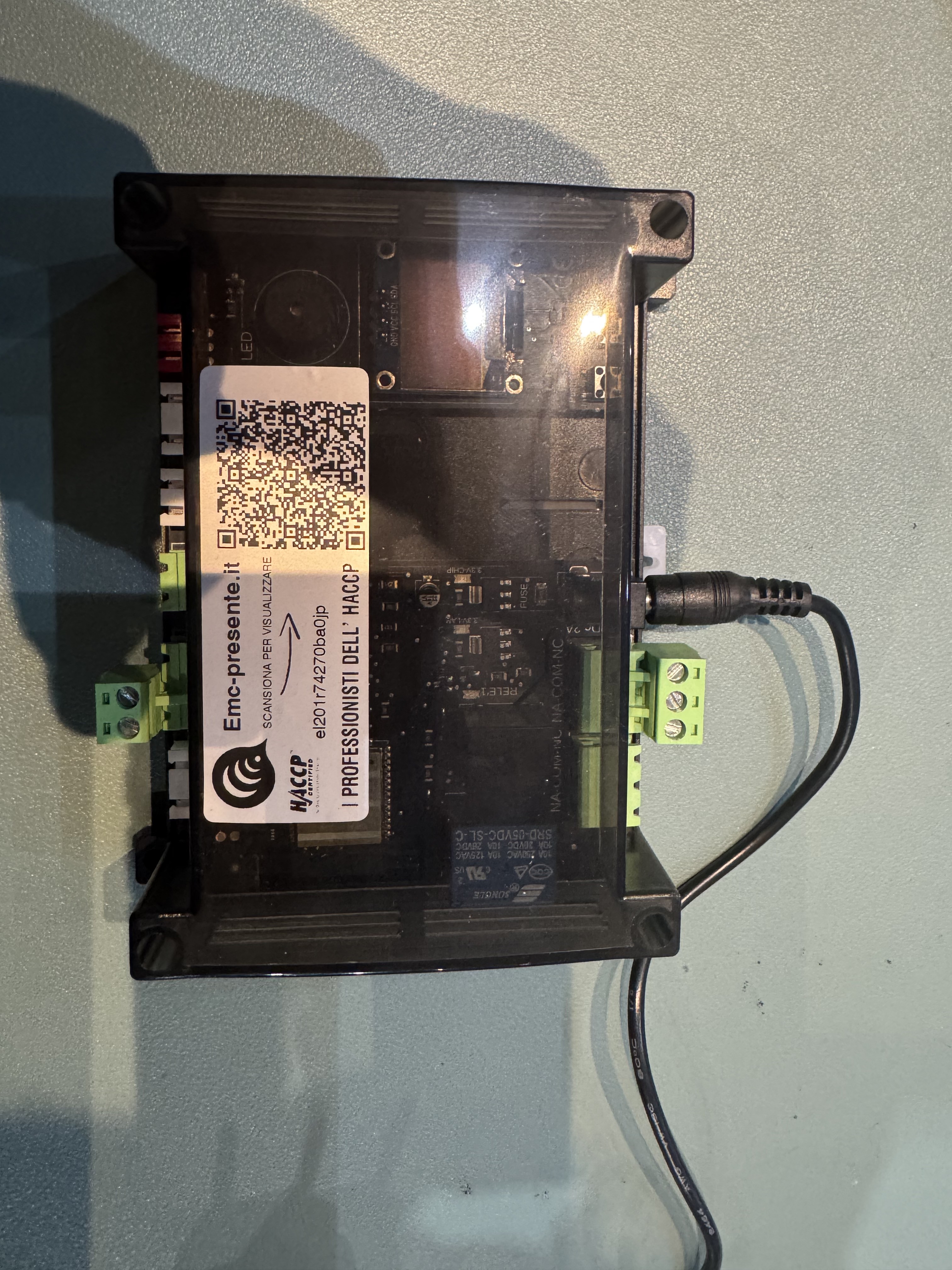 Monitoraggio temperatura frigorifero remoto